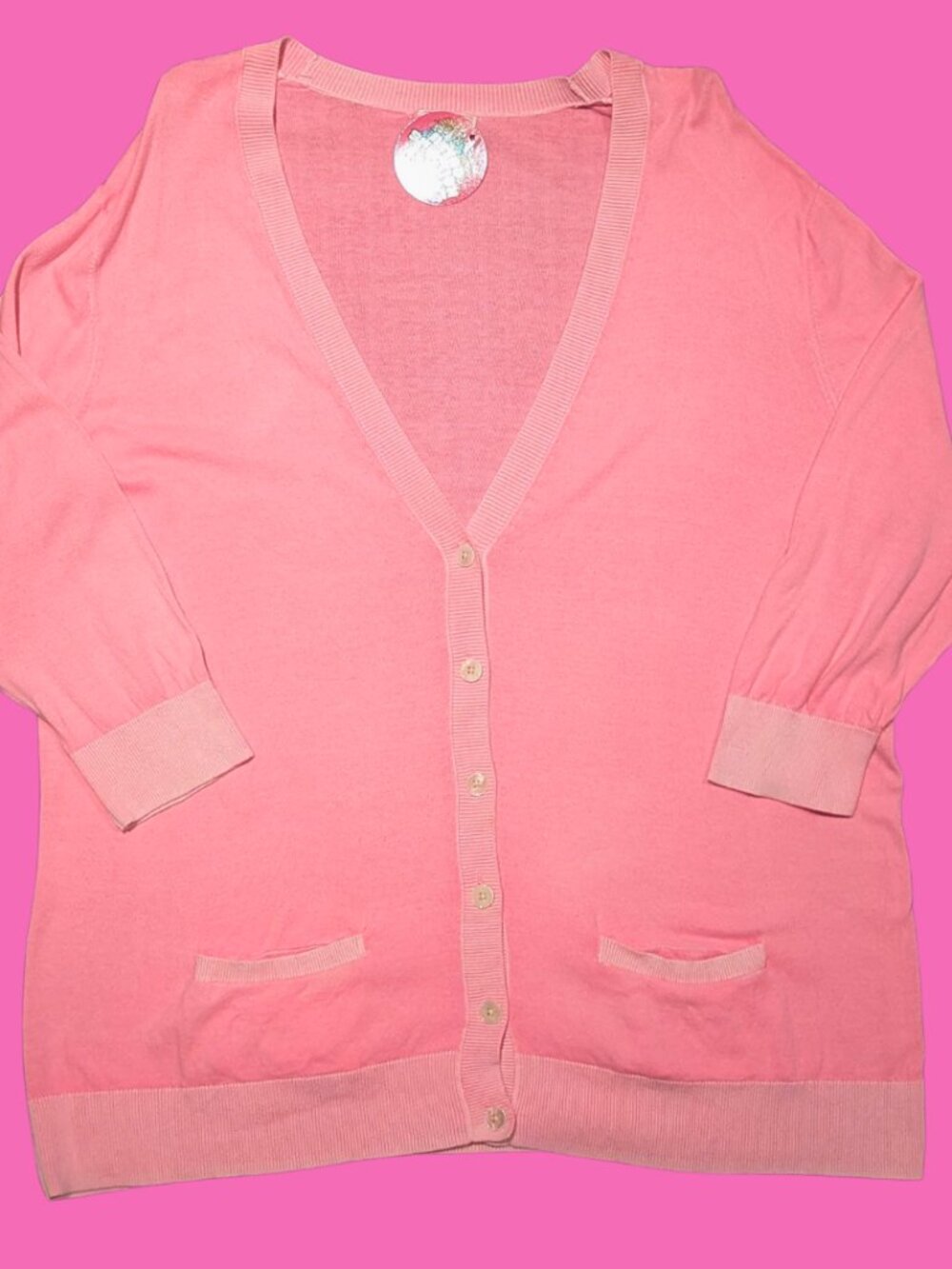 GAP Pink Cardigan Size XL